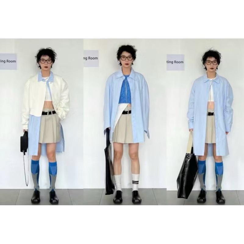 ｜裙｜全新卡其綠百褶迷你裙 毛邊設計 短裙內搭裙褲 y2k辣妹miumiu風毛邊裙 Chico raycassin-細節圖8