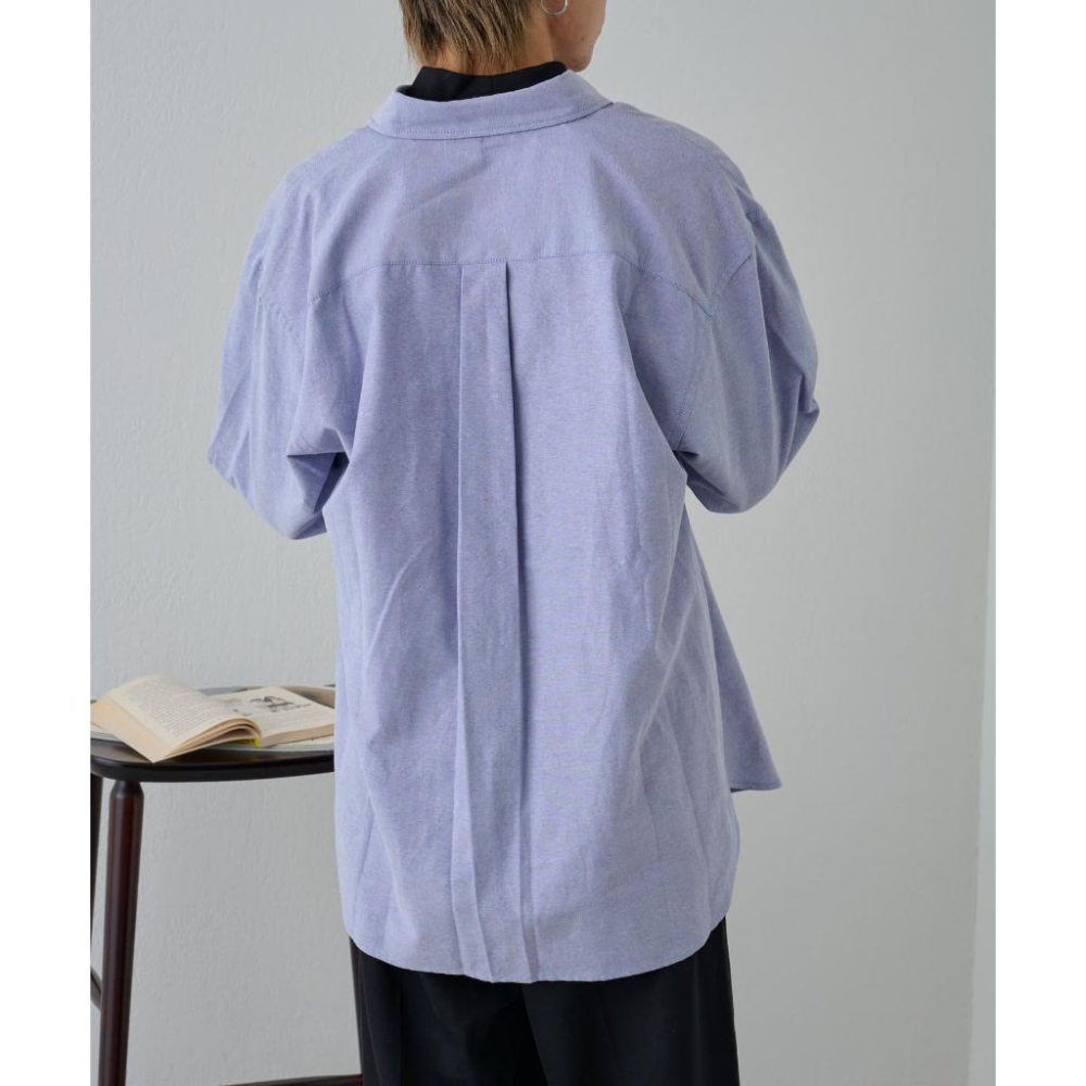 ｜上衣｜日牌 COLONY 2139 藍色長袖牛津襯衫 可當外搭罩衫 男女款 日本 商務休閒 男生 uniqlo U-細節圖5