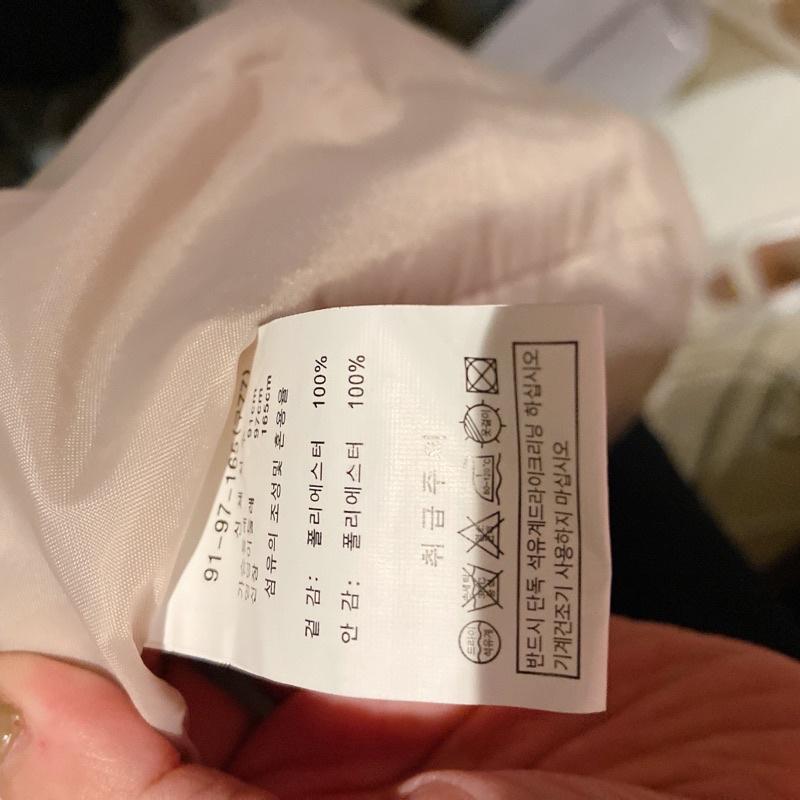 ｜風衣外套｜正韓  米杏色長款西裝領風衣外套 有腰帶 挺版修身 東區小店購入 買近2500 韓貨 通勤休閒約會-細節圖7