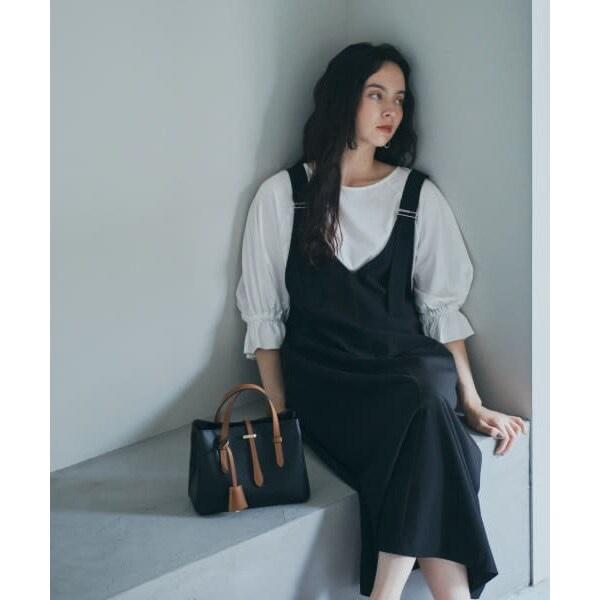 ｜上衣｜剩白色) 日牌 Sonny Label 純棉蓬袖3/4袖短袖圓領上衣 極簡設計內搭 Sonnylabel UR-細節圖5