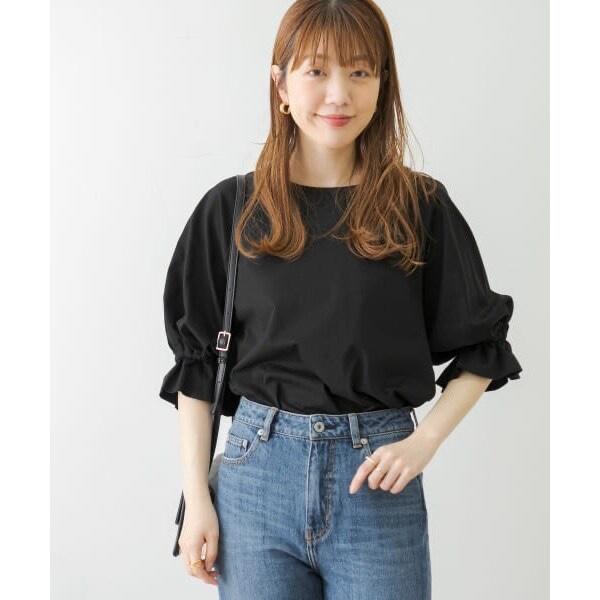 ｜上衣｜剩白色) 日牌 Sonny Label 純棉蓬袖3/4袖短袖圓領上衣 極簡設計內搭 Sonnylabel UR-細節圖6