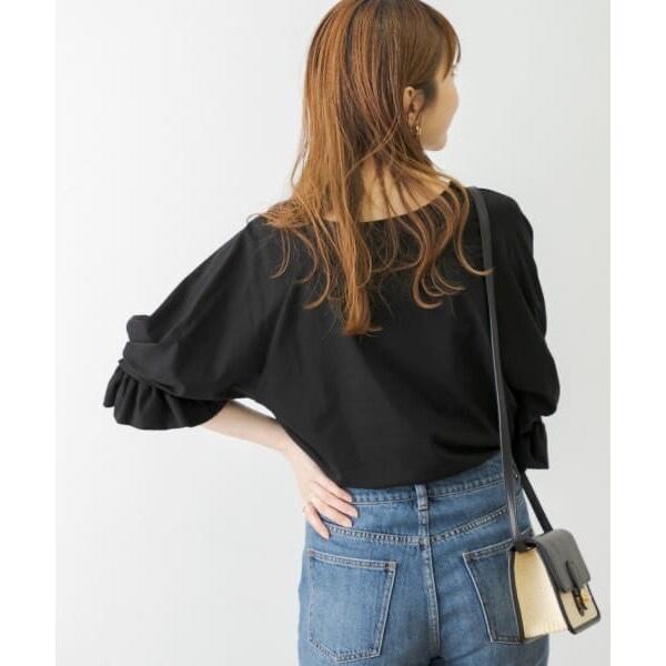 ｜上衣｜剩白色) 日牌 Sonny Label 純棉蓬袖3/4袖短袖圓領上衣 極簡設計內搭 Sonnylabel UR-細節圖7