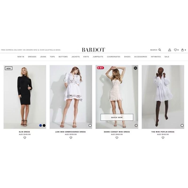 ｜洋裝｜澳洲設計師品牌 Bardot 黑色點點印花洋裝 浪漫泡泡袖 側開叉顯瘦 不規則黑白墨點黑裙 zara/mango-細節圖7