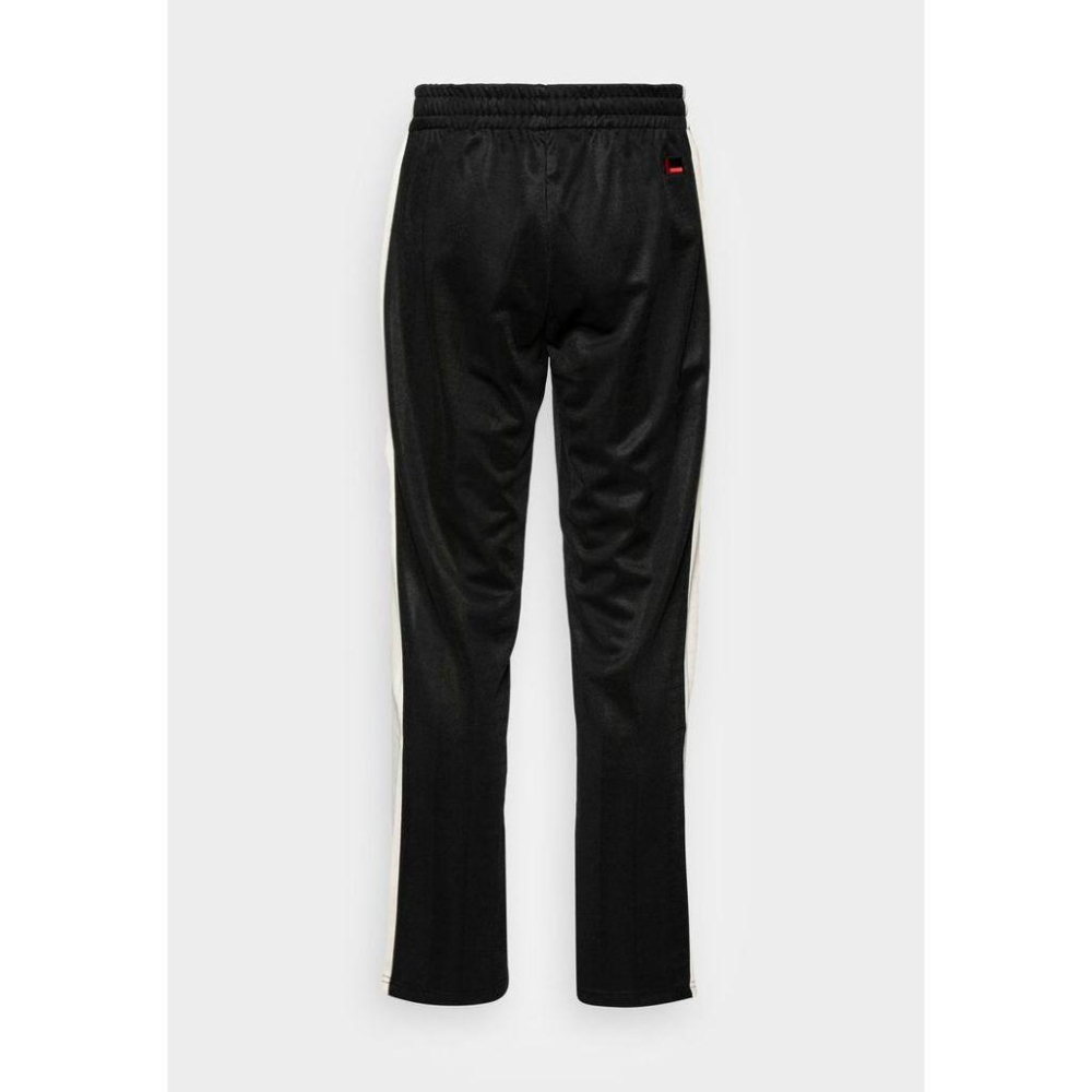 ｜長褲｜美國嘻哈時尚品牌 FUBU 黑色側邊米白色拼接撞色設計休閒褲 運動褲長褲 舒適慢跑褲 現貨僅一件 街頭饒舌潮牌-細節圖7