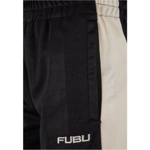 ｜長褲｜美國嘻哈時尚品牌 FUBU 黑色側邊米白色拼接撞色設計休閒褲 運動褲長褲 舒適慢跑褲 現貨僅一件 街頭饒舌潮牌-細節圖8