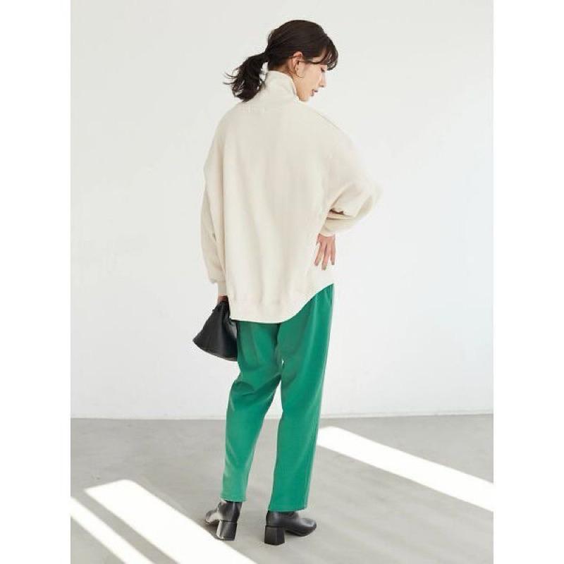 ｜褲｜日本品牌 chocol raffine robe｜Green Parks 綠色薄絨長褲保暖長褲   冬天可穿-細節圖4