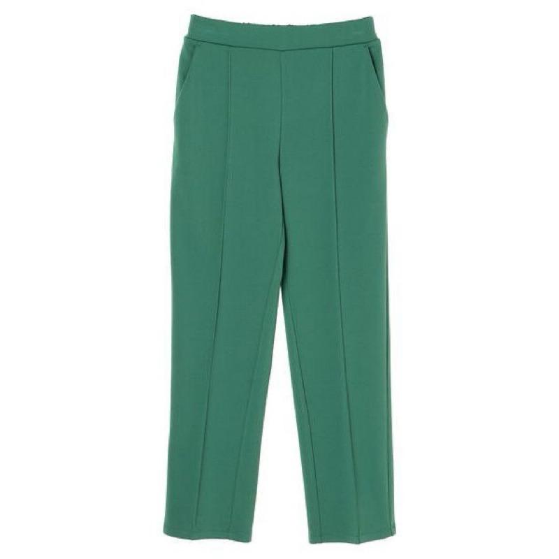｜褲｜日本品牌 chocol raffine robe｜Green Parks 綠色薄絨長褲保暖長褲   冬天可穿-細節圖5