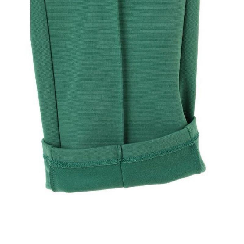 ｜褲｜日本品牌 chocol raffine robe｜Green Parks 綠色薄絨長褲保暖長褲   冬天可穿-細節圖7
