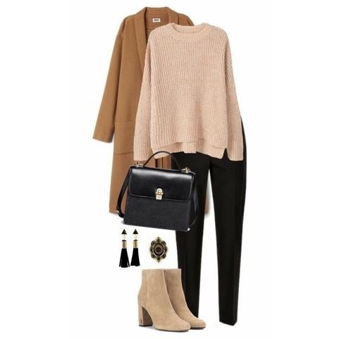 ｜上衣｜ WITCHERY 澳洲品牌 杏粉色羊毛混羊駝毛羅紋毛圈紗紋理針織毛衣 Alpaca+wool 未穿過 S-細節圖5