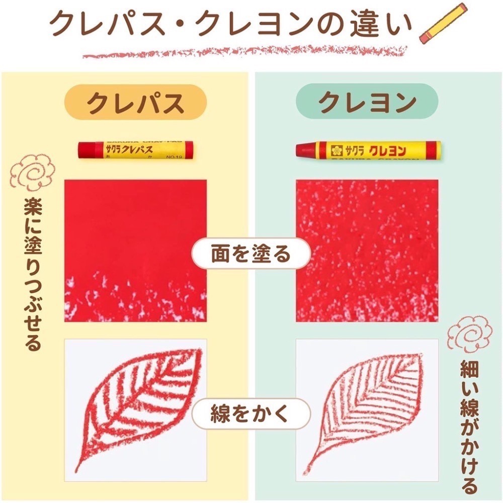 日文櫻花🌸可疊色混色粉彩蠟筆-細節圖7