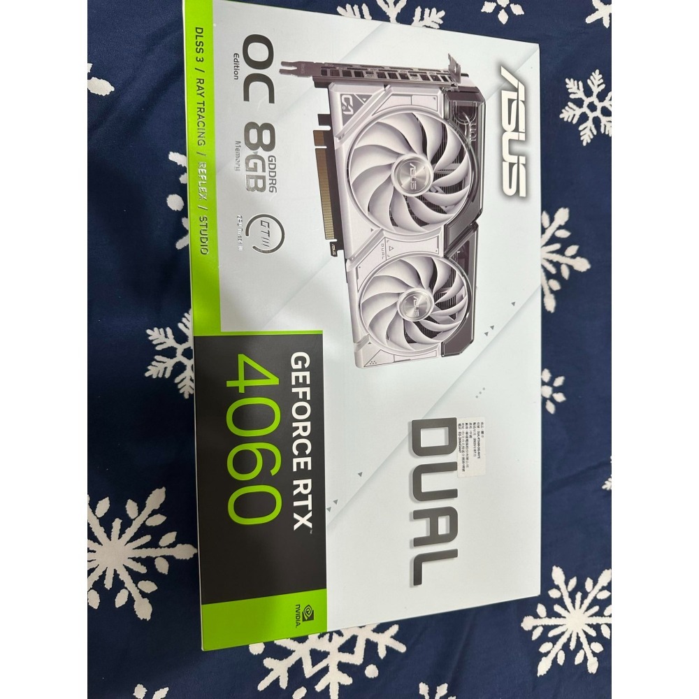 ASUS華碩 DUAL-RTX4060-O8G-WHITE 顯示卡 (長22.7cm)-細節圖2