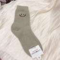 ✨O＇more✨韓國 kiss socks 微笑加厚毛巾襪 暖襪 保養襪 睡覺襪 冬天厚襪 保暖襪 韓國毛巾襪子 襪子-規格圖2