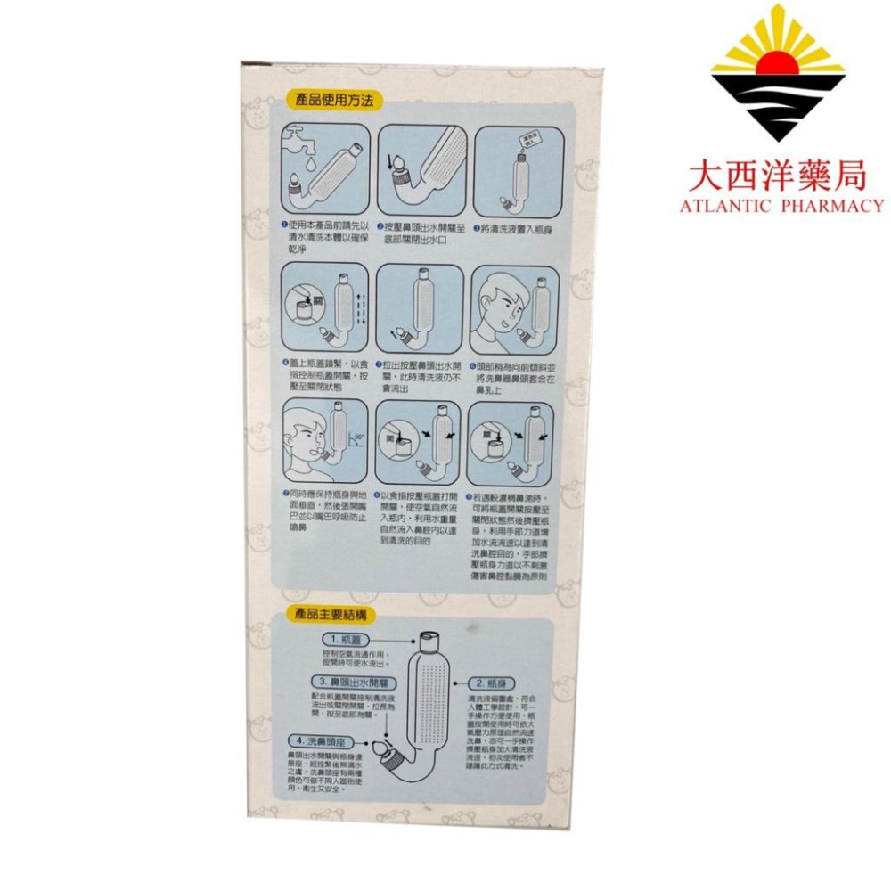 建國液體藥物給藥器 洗鼻器 可搭配 士康洗鼻鹽 使用 簡單好用 藥局直營 開立發票-細節圖2