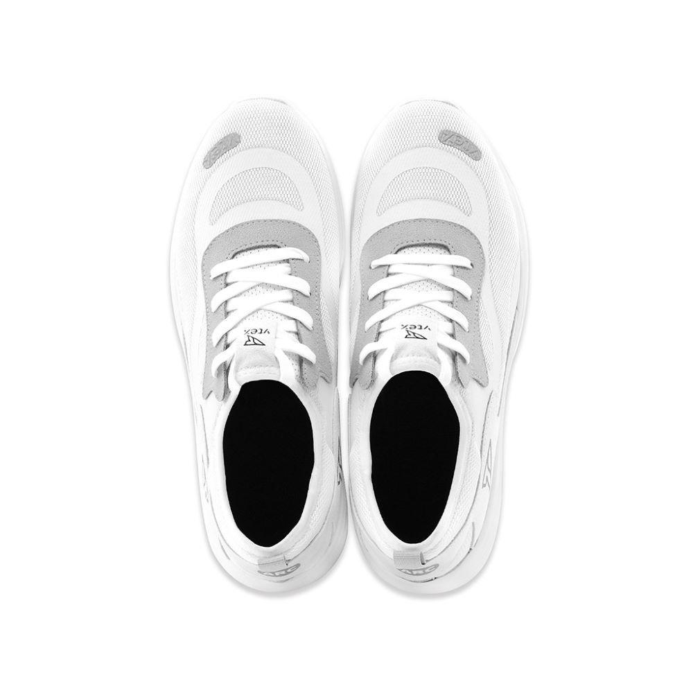 【V-TEX】時尚針織耐水鞋/防水鞋 地表最強耐水透濕鞋 - 慢跑鞋 - ARC 白色-細節圖3