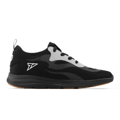 【V-TEX】時尚針織耐水鞋/防水鞋 地表最強耐水透濕鞋 - 慢跑鞋 - ARC 黑色