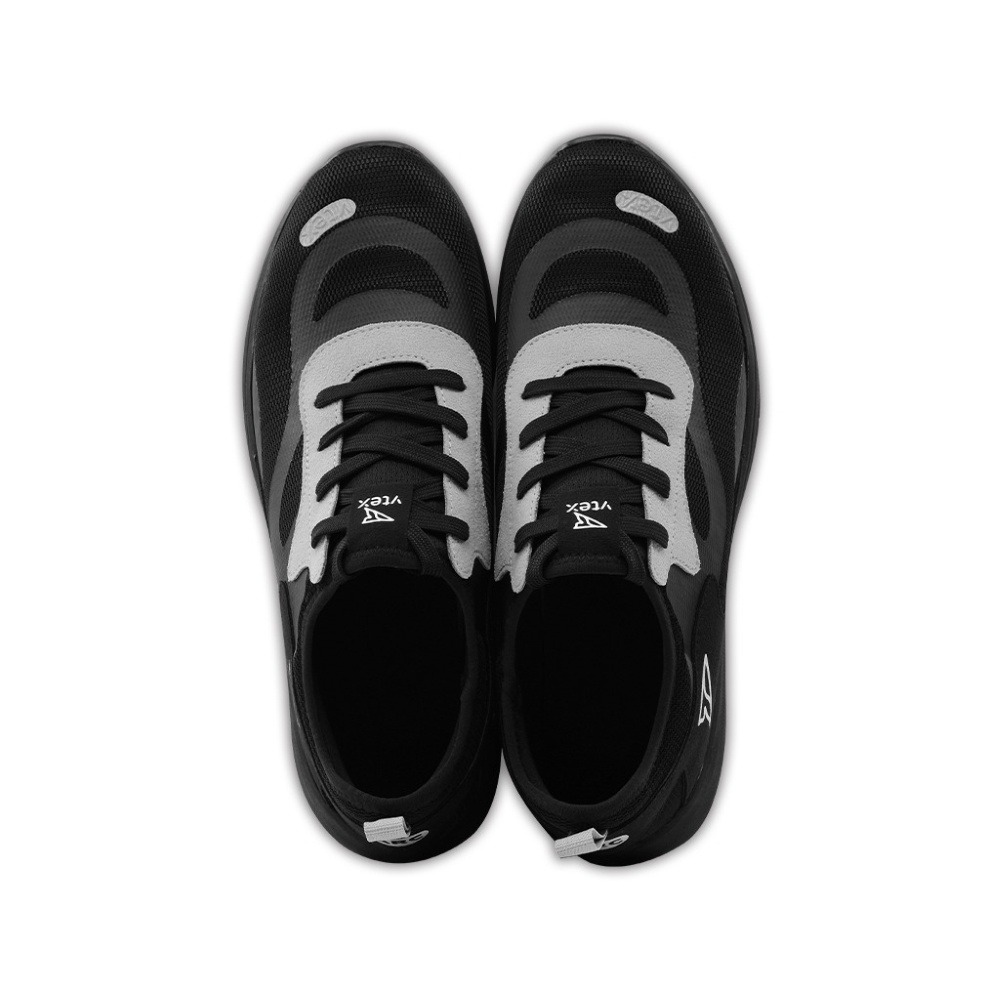 【V-TEX】時尚針織耐水鞋/防水鞋 地表最強耐水透濕鞋 - 慢跑鞋 - ARC 黑色-細節圖3