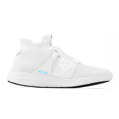 【V-TEX】時尚針織耐水鞋/防水鞋 地表最強耐水透濕鞋 - 慢跑鞋 -NEXT_21 白色