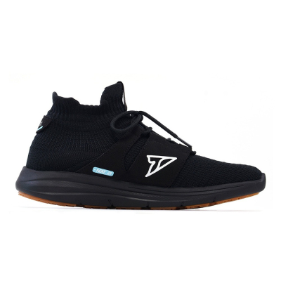 【V-TEX】時尚針織耐水鞋/防水鞋 地表最強耐水透濕鞋 - 慢跑鞋 -NEXT_21 黑色