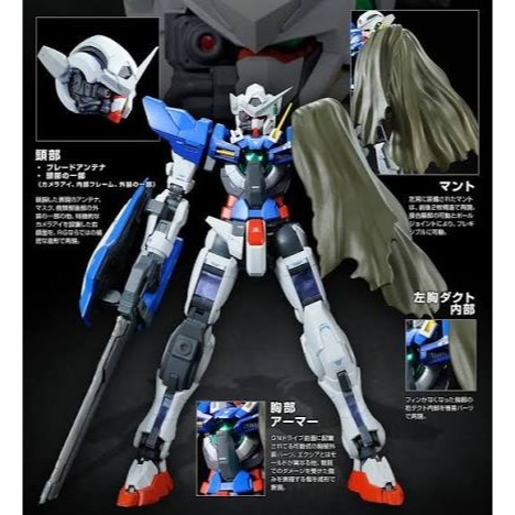 PB RG 能天使戰損配件 REPAIR PARTS SET GUNDAM EXIA R1 修補版套件 鋼彈-細節圖3