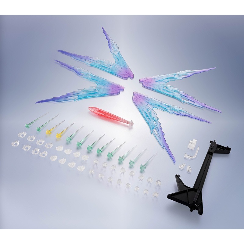 【超有貨】PB限定 MR魂 攻擊自由鋼彈配件包 光翼 全發射特效 完全爆發特效套裝 METAL ROBOT魂 鋼彈-細節圖2