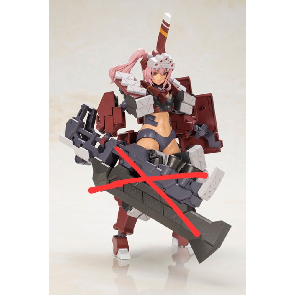 壽屋 Frame Arms Girl 機甲少女 輝鎚·乙 輝錘 乙 組裝模型 不含大砍刀-細節圖2