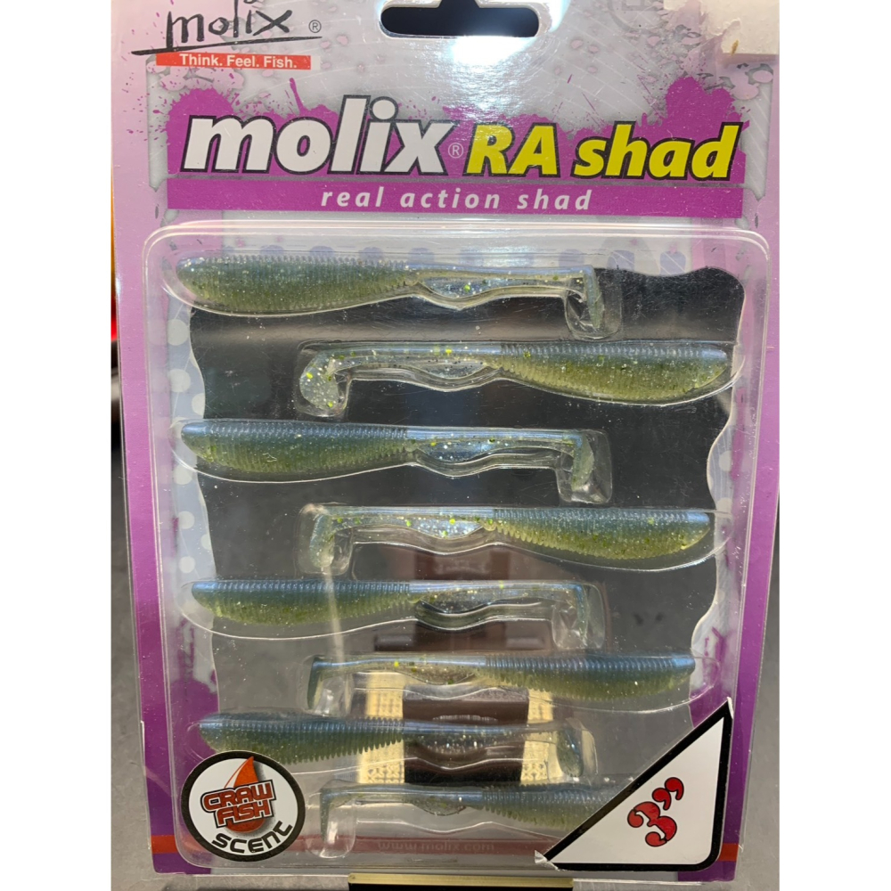 森森路亞 molix RA shad3＂ 一包8入 各色有數包-細節圖2