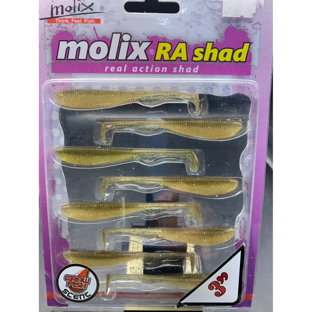 森森路亞 molix RA shad3＂ 一包8入 各色有數包-細節圖3