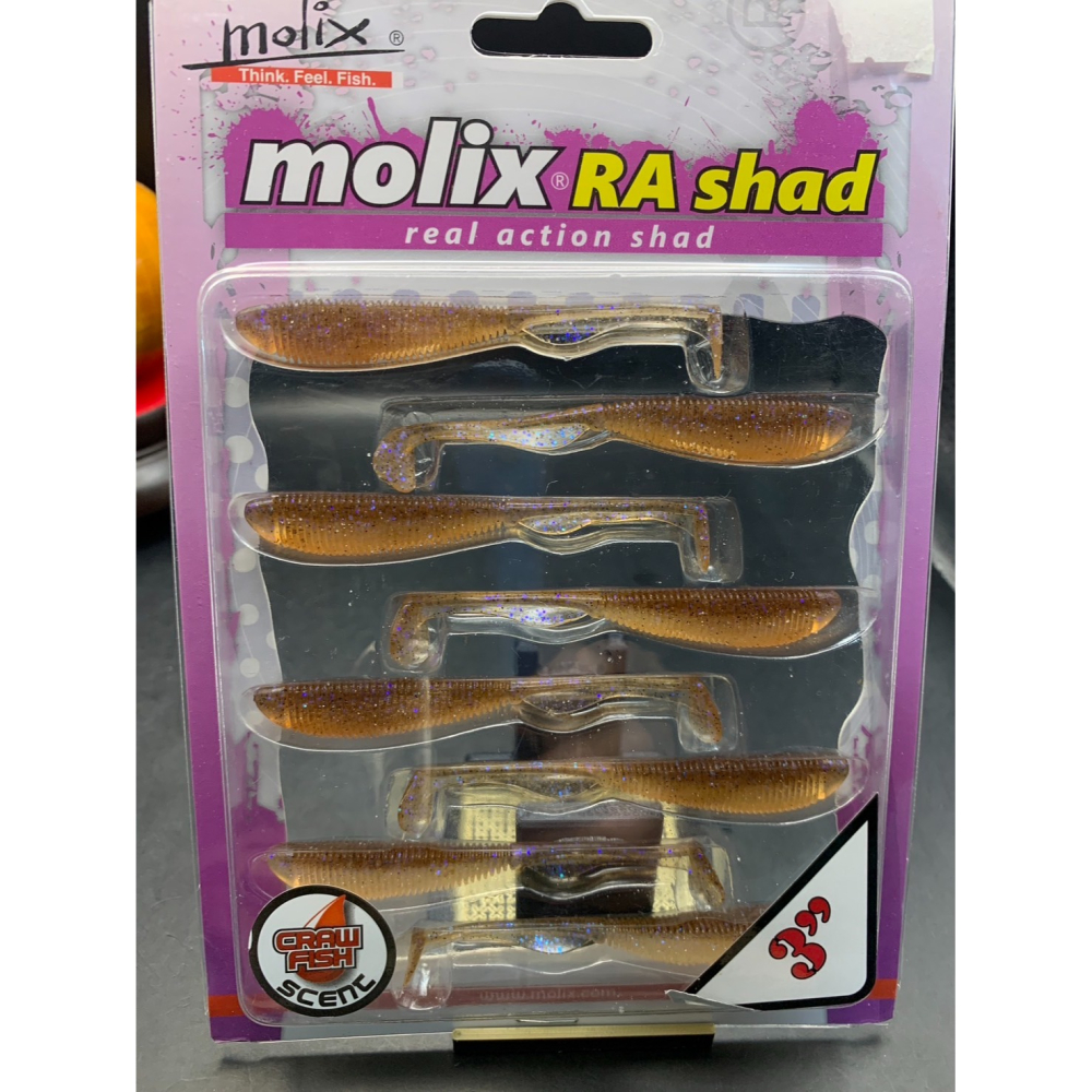 森森路亞 molix RA shad3＂ 一包8入 各色有數包-細節圖4