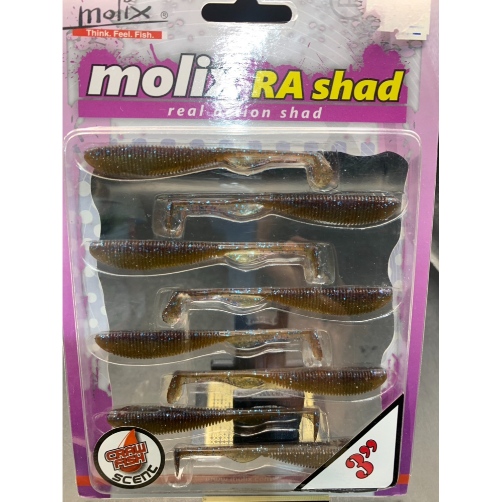 森森路亞 molix RA shad3＂ 一包8入 各色有數包-細節圖5