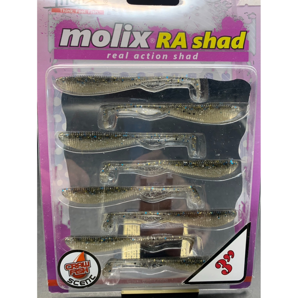 森森路亞 molix RA shad3＂ 一包8入 各色有數包-細節圖8