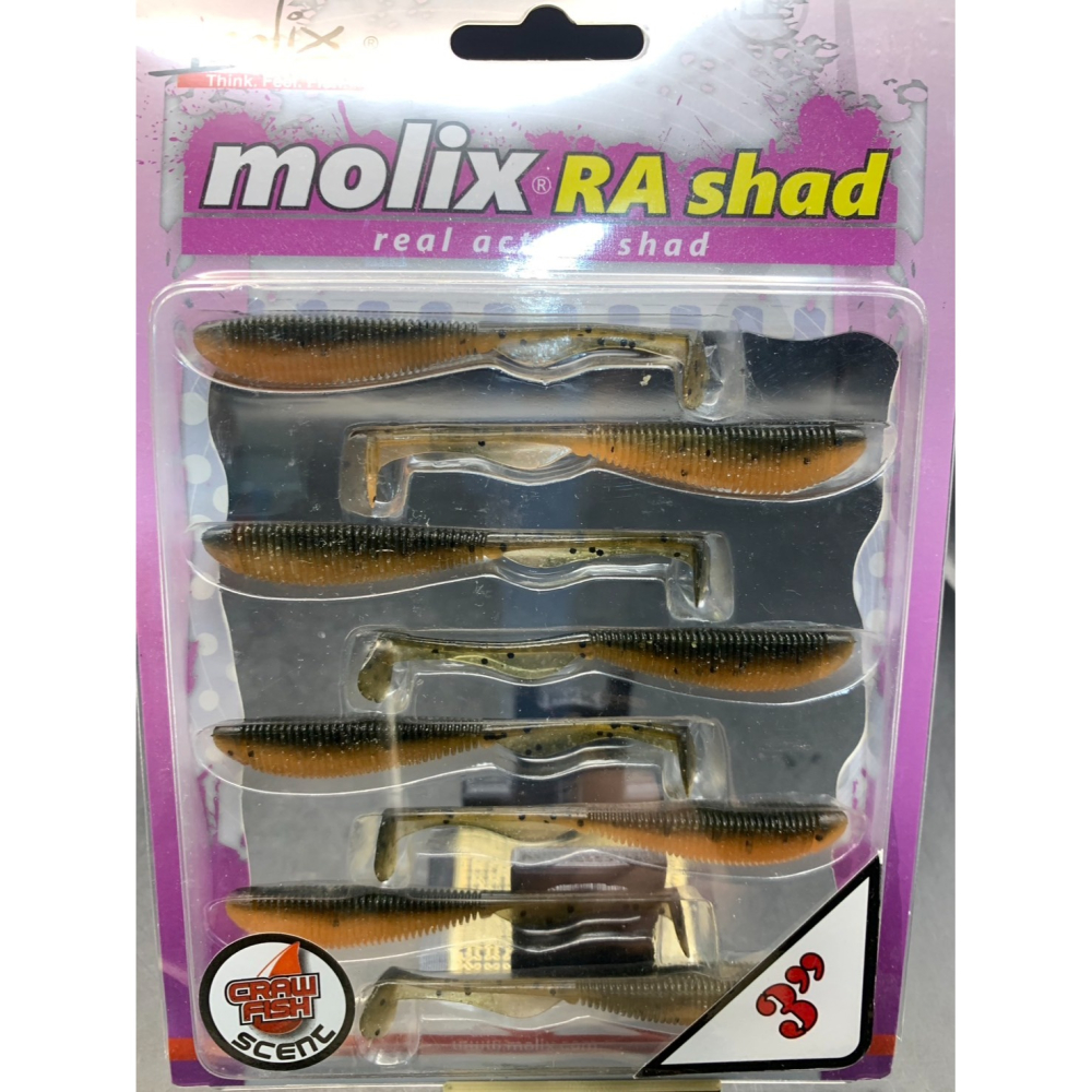 森森路亞 molix RA shad3＂ 一包8入 各色有數包-細節圖9