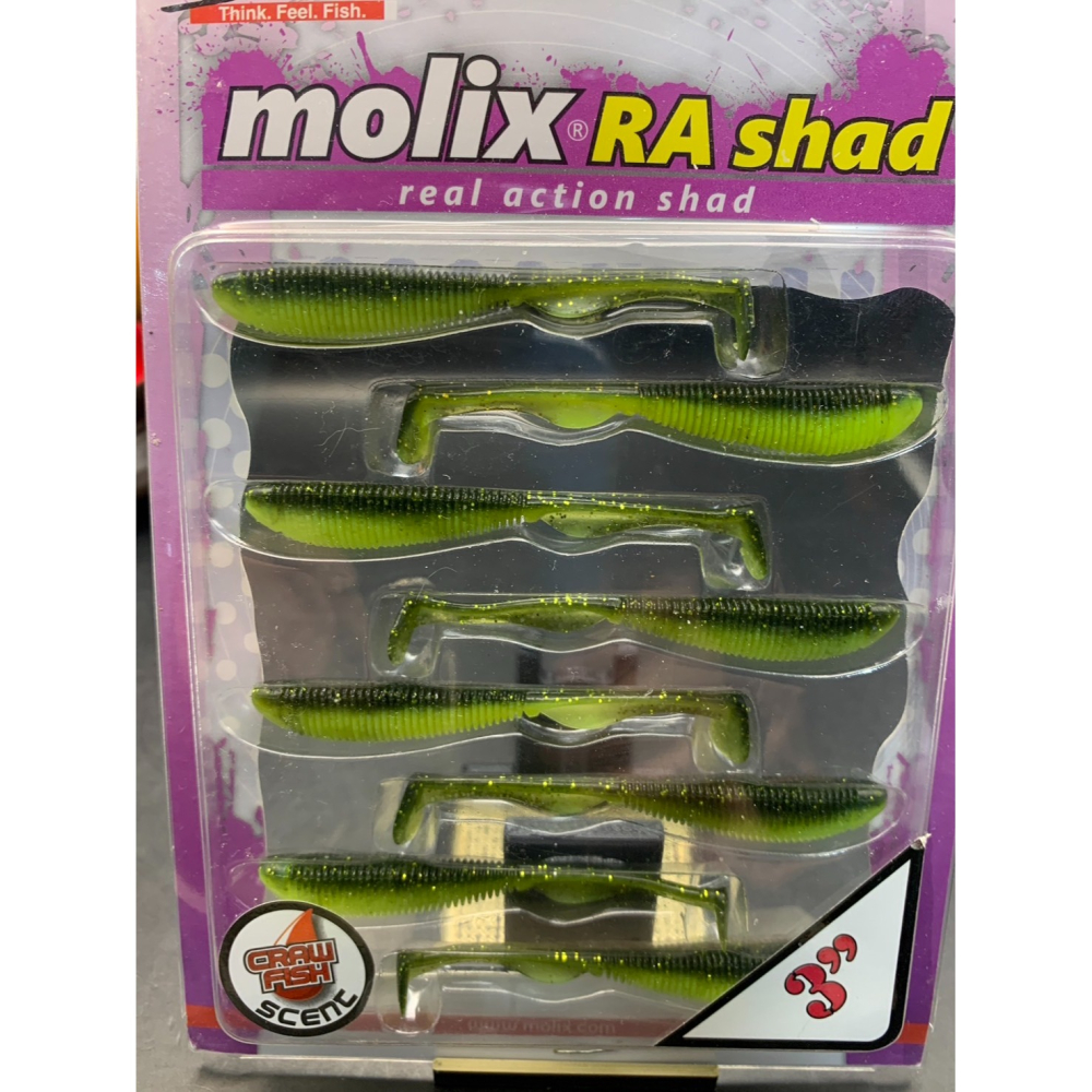 森森路亞 molix RA shad3＂ 一包8入 各色有數包-細節圖11