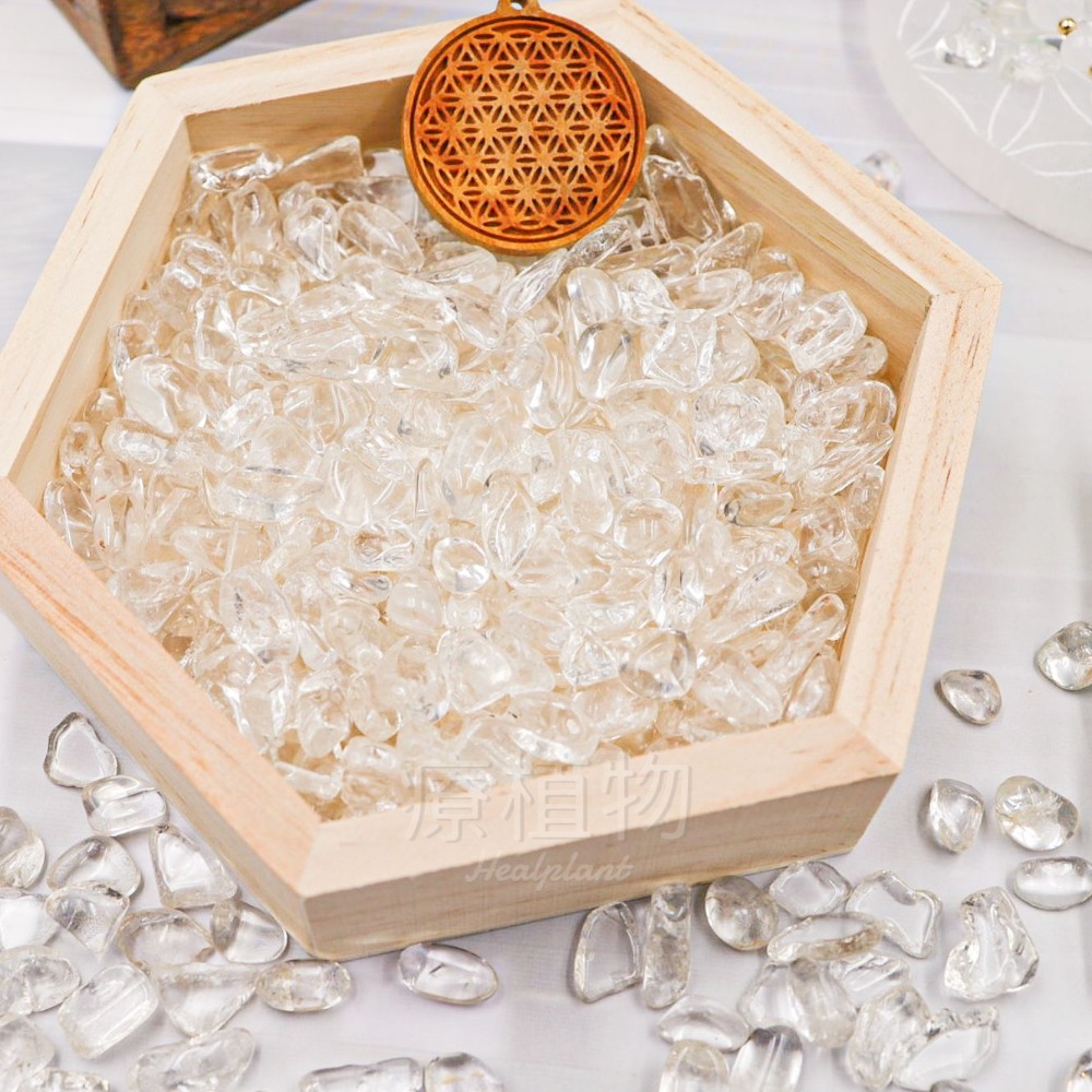 【水晶碎石】冰透白水晶 純天然 水晶之王 冰種激光料 水晶碎石 全脈輪頂輪 能量消磁淨化五行開運 松果體-細節圖6