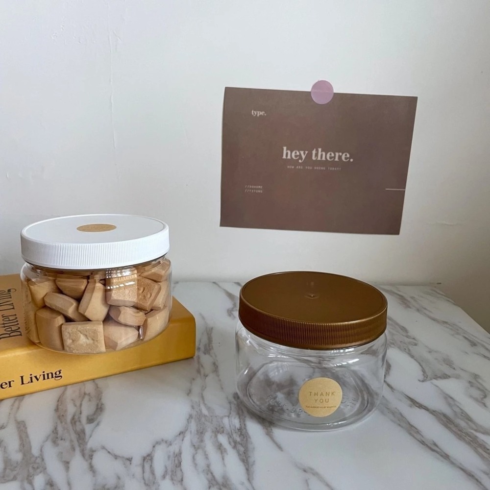 【台灣製現貨】350ml 加厚PET寬口食品級塑膠罐｜泡菜罐 餅乾罐 堅果罐 醬菜罐 甜點罐｜收納罐 FFFF36-細節圖2