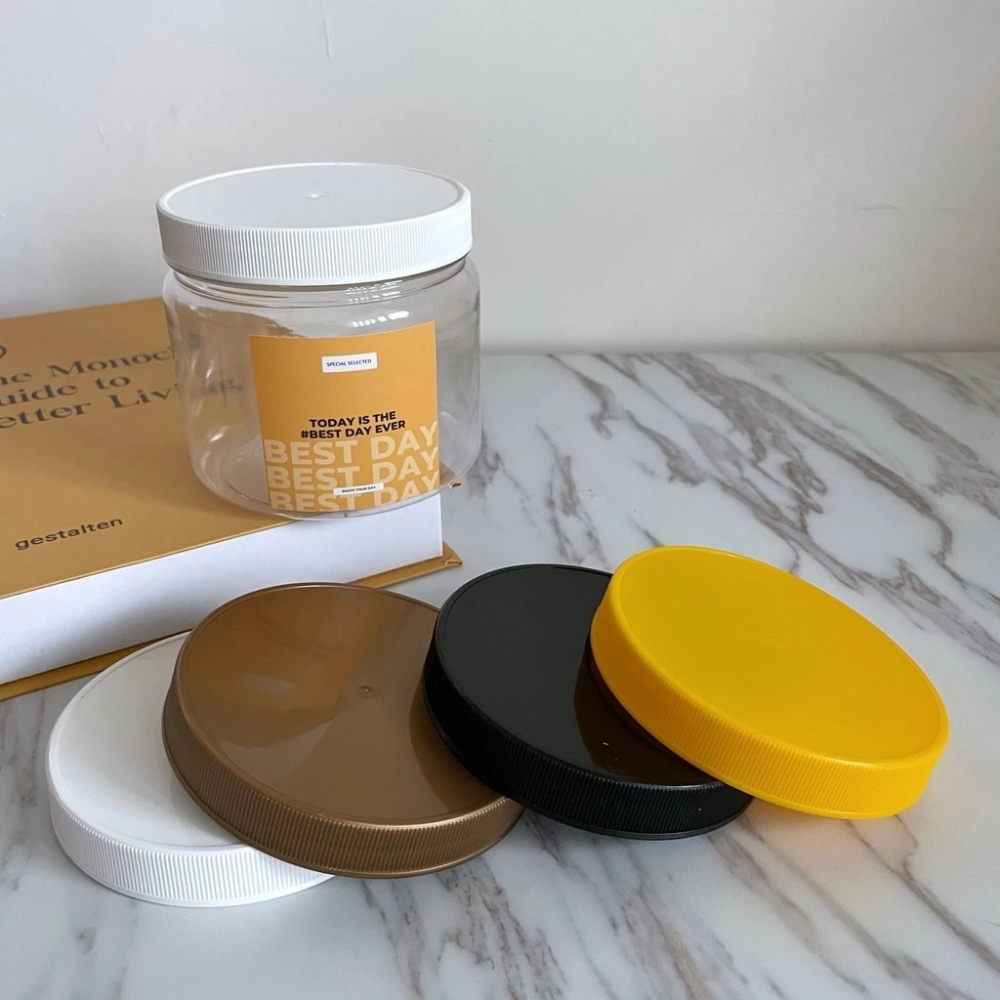 【台灣製現貨】500ml 加厚PET寬口塑膠罐｜泡菜罐 餅乾罐 堅果罐 醬菜罐｜食品級透明塑膠罐 收納罐 FFFF36-細節圖7