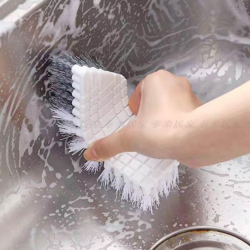 🇹🇼台灣現貨🇹🇼可彎曲清潔刷 斜角設計各種角度不放過 彎曲 刷子 清潔刷 斜角 清潔 洗手台-細節圖5