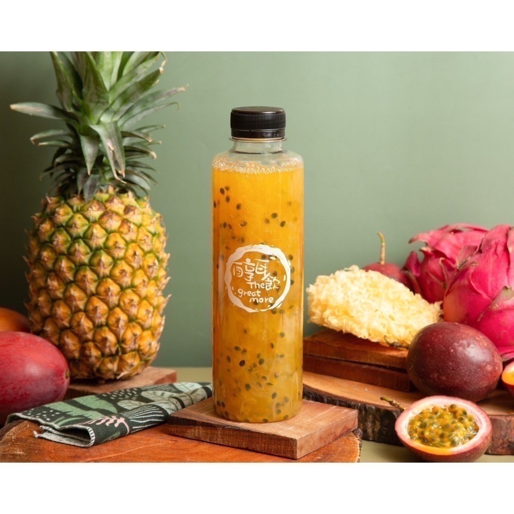 綜合水果雪耳飲六入禮袋組 （水果口味:紅姬草莓+旺旺鳳梨+百香果+紫寶桑葚+蜜香火龍果+芭樂）-細節圖4