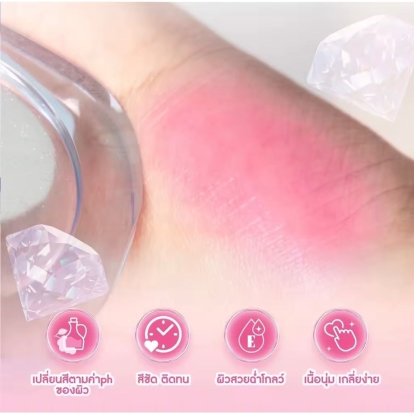 泰國代購🐘Crystal Blush變色腮紅 溫感腮紅-細節圖3