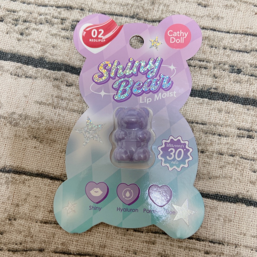 泰國代購🐘（現貨）Cathy Doll迷你唇膏 小熊軟糖唇膏1.1g 泰國彩妝-規格圖3