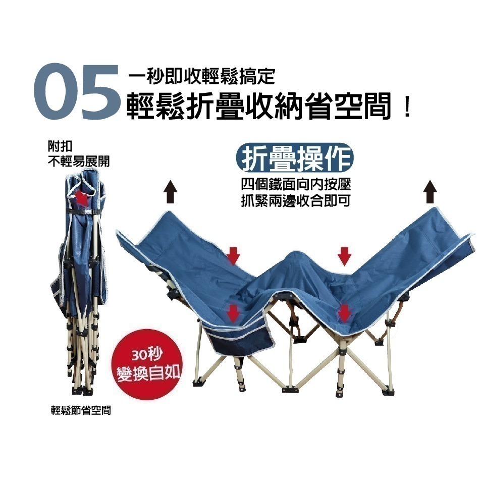 加固單人行軍折疊床/午休床/簡易床/午憩/睡椅/躺椅/行軍床-細節圖6