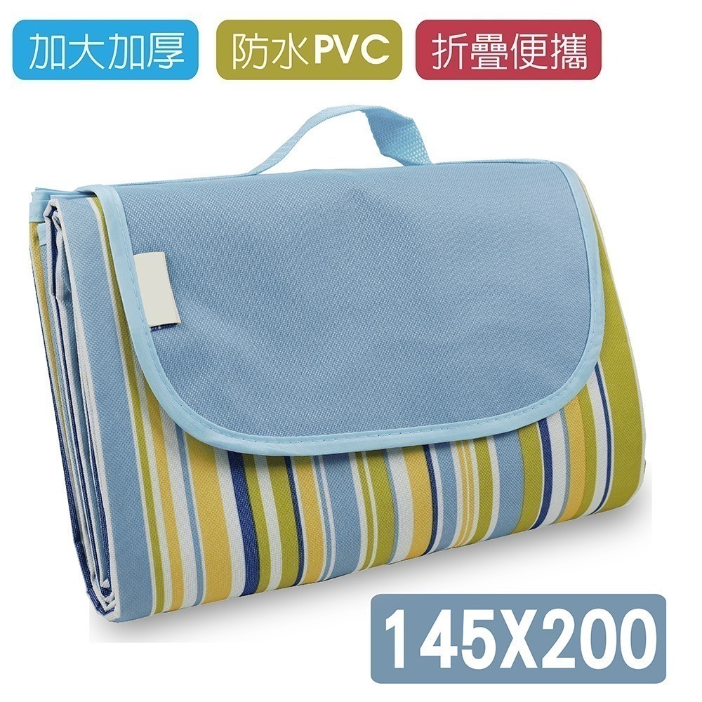 145X200公分野餐墊 加大加厚防水 牛津布野餐墊 沙灘墊 地墊 鋪墊-規格圖6