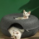 可拆式甜甜圈寵物隧道窩(大) 寵物用品 耐磨耐抓 寵物窩 貓咪玩具 貓屋-規格圖6