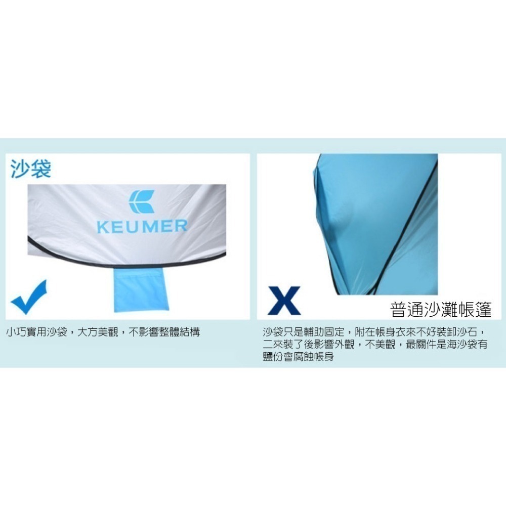 全自動免搭建抗UV萬用秒開帳篷 防曬帳篷 沙灘帳 砂灘帳 秒開帳 帳篷 送收納袋-細節圖6