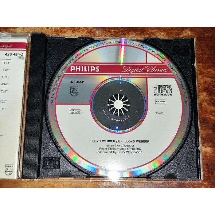 文本齋 Julian Lloyd Webber Lloyd Webber Plays Lloyd Webber Phil-細節圖3