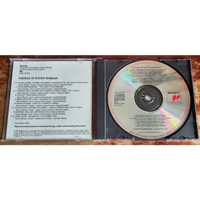 文本齋 Portrait Of Wynton Marsalis Hummel Vivaldi Fasch Jolivet-細節圖3