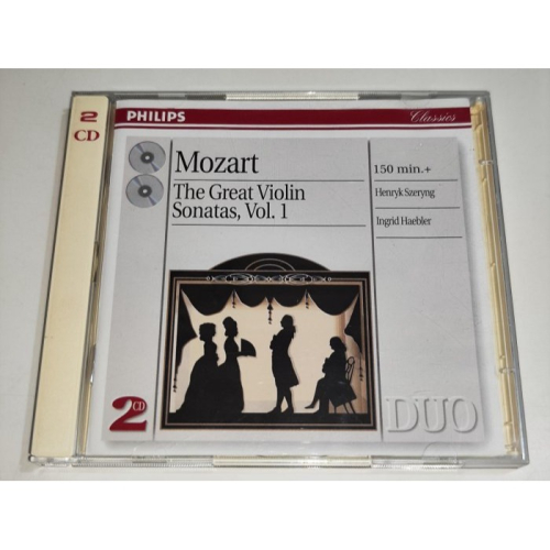 Szeryng 謝霖 Haebler 海布勒 Mozart 莫札特 小提琴奏鳴曲 Philips 2CD 德環球M&amp;L版