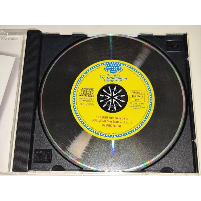 Pollini 波里尼 Schubert 舒伯特 第十六號鋼琴奏鳴曲 Schumann 舒曼 第一號鋼琴奏鳴曲 DG-細節圖3