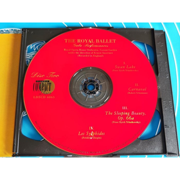 好音悅 24K純金2CD TAS發燒天碟 安塞美 Ansermet 皇家芭蕾 The Royal Ballet 科芬園皇-細節圖7