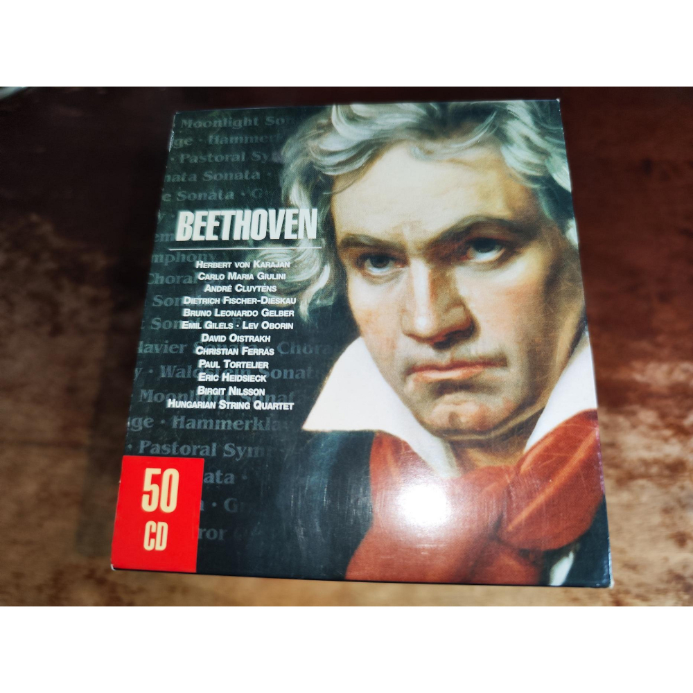 EMI 貝多芬 50CD Cluytens Karajan Giulini Gilels Oistrakh Ferras-細節圖2