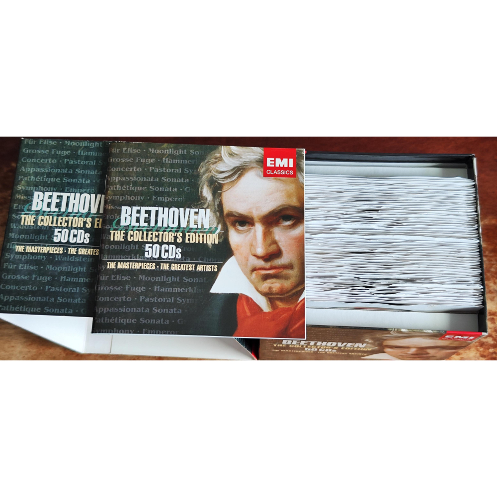 EMI 貝多芬 50CD Cluytens Karajan Giulini Gilels Oistrakh Ferras-細節圖5